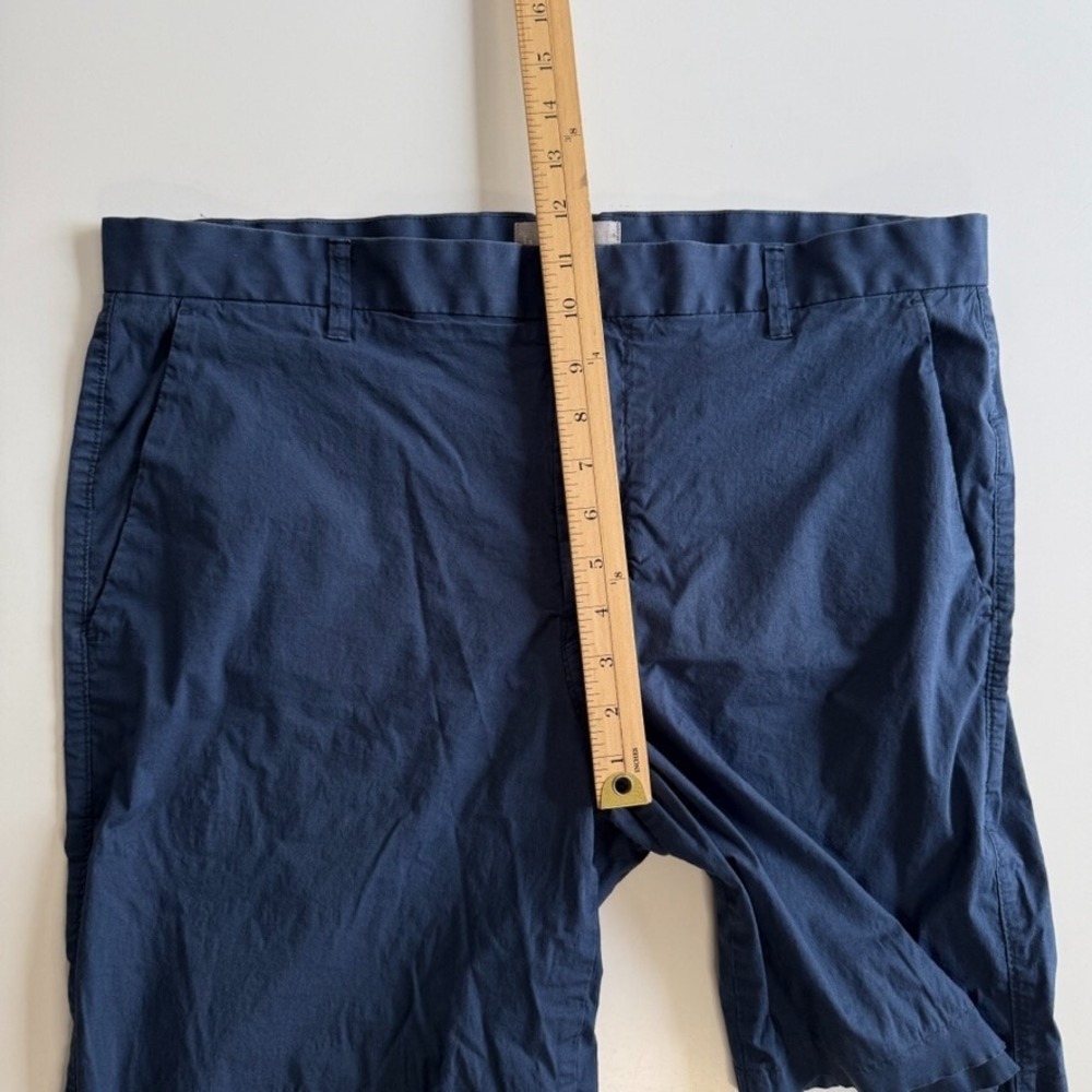EVERLANE Chino 8.5" Shorts Mens 36 Blue Stretch Preppy Minimal Modern Summer - Picture 9 of 11